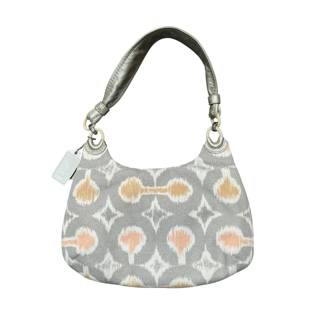 Coach Kristin Op Art Ikat Hobo Bag